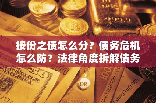 武汉按份之债怎么分？债务危机怎么防？法律角度拆解债务分配与风险自保指南