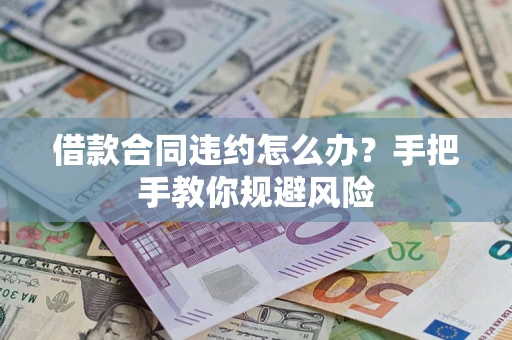 武汉借款合同违约怎么办？手把手教你规避风险