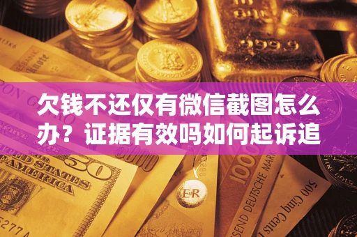 武汉欠钱不还仅有微信截图怎么办？证据有效吗如何起诉追回欠款？