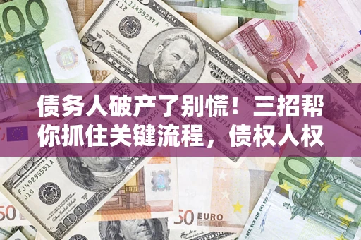 武汉债务人破产了别慌！三招帮你抓住关键流程，债权人权益不再缩水