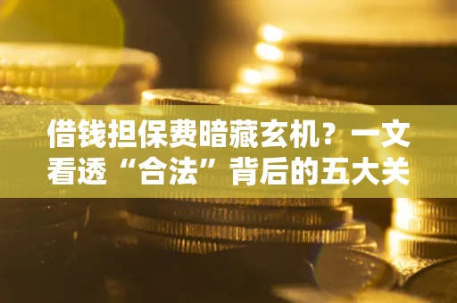 武汉借钱担保费暗藏玄机？一文看透“合法”背后的五大关键陷阱