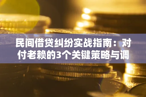 武汉民间借贷纠纷实战指南：对付老赖的3个关键策略与调解盲区解析