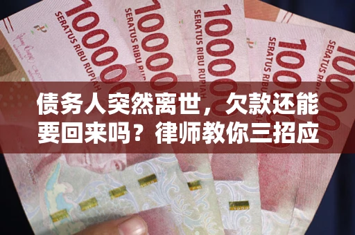 武汉债务人突然离世，欠款还能要回来吗？律师教你三招应对