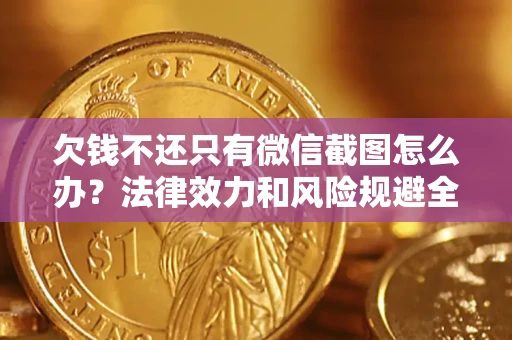 武汉欠钱不还只有微信截图怎么办？法律效力和风险规避全解析