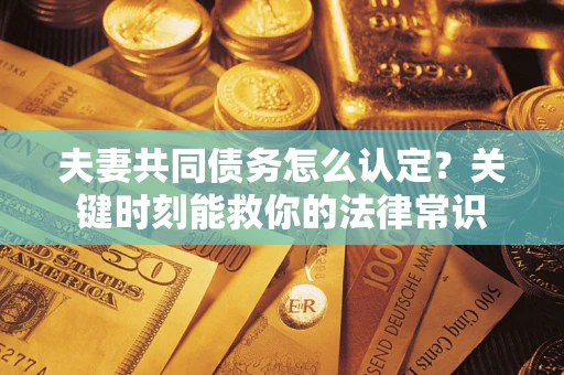 武汉夫妻共同债务怎么认定？关键时刻能救你的法律常识