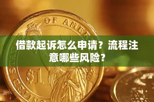 武汉借款起诉怎么申请？流程注意哪些风险？